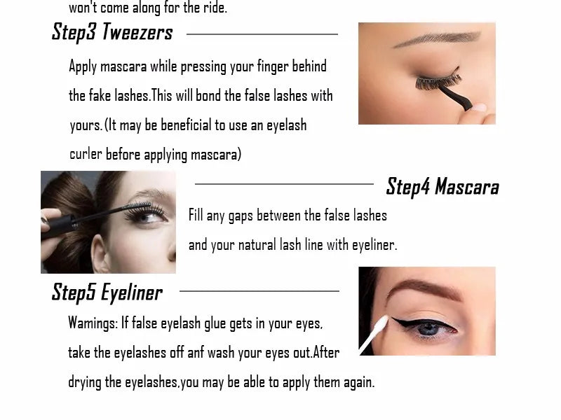 Magnetic False Lash Kit Eyelashes (Cat eye) Reusable, natural full look, easy to apply