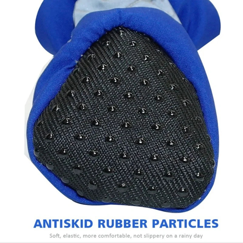 4pcs Water-Resistant Dog Shoes For Small Dogs -pet waterproof booties/ footwear/ heat protection - Protect Your Pet's Paws And Keep Them Dry,Outdoor rain boots for dogs