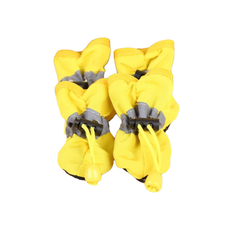 4pcs Water-Resistant Dog Shoes For Small Dogs -pet waterproof booties/ footwear/ heat protection - Protect Your Pet's Paws And Keep Them Dry,Outdoor rain boots for dogs