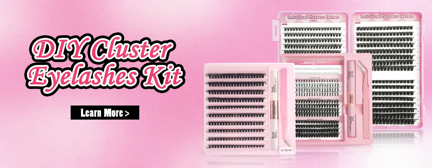 Magnetic False Lash Kit Eyelashes (Cat eye) Reusable, natural full look, easy to apply