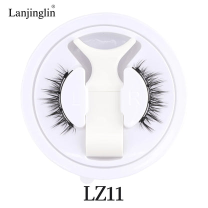 Magnetic False Lash Kit Eyelashes (Cat eye) Reusable, natural full look, easy to apply