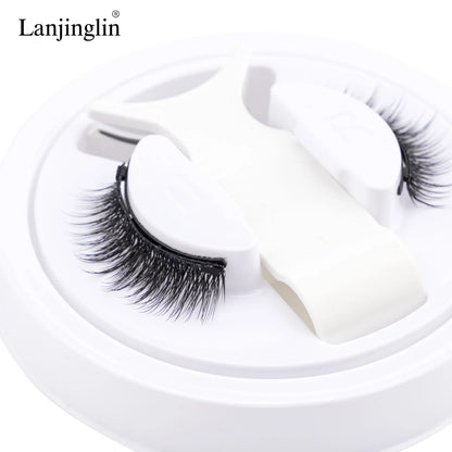 Magnetic False Lash Kit Eyelashes (Cat eye) Reusable, natural full look, easy to apply