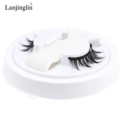 Magnetic False Lash Kit Eyelashes (Cat eye) Reusable, natural full look, easy to apply