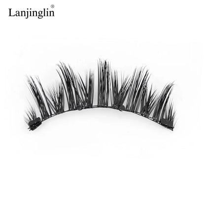 Magnetic False Lash Kit Eyelashes (Cat eye) Reusable, natural full look, easy to apply