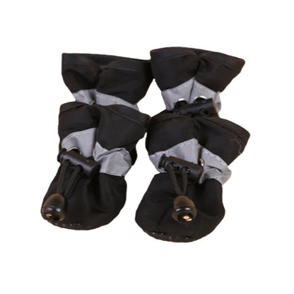 4pcs Water-Resistant Dog Shoes For Small Dogs -pet  waterproof booties/ footwear/ heat protection -  Protect Your Pet's Paws And Keep Them Dry,Outdoor rain boots for dogs